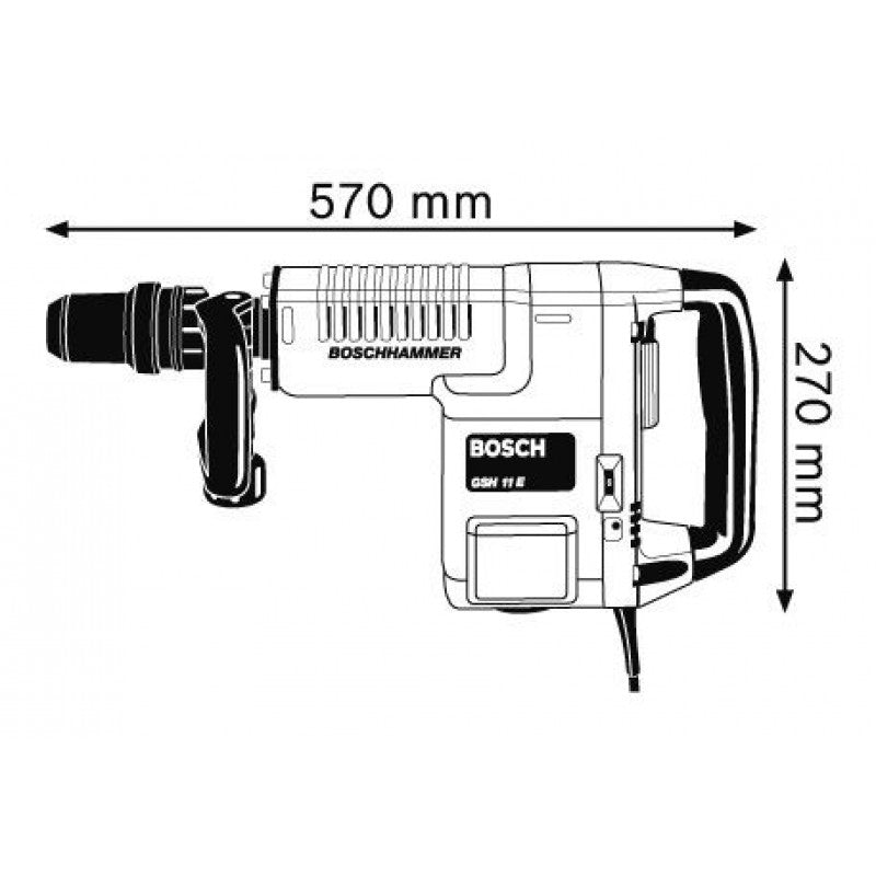 BOSCH GSH 11 E Schlaghammer Abbruchhammer *GEBRAUCHT* - Baumawelt.de - NB Baumaschinen 