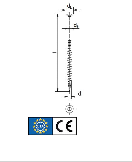 FUSA®-fast Holzbauschrauben mit Senkkopf 5,0-T20 x 70mm | Fuchs + Sanders