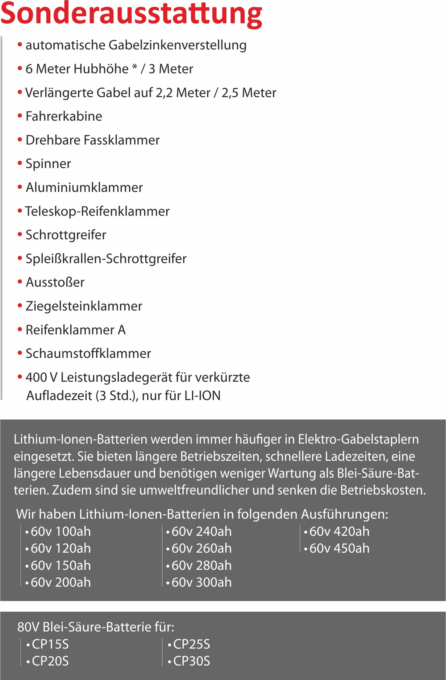 Elektro Gabelstapler Geländestapler 2 Tonnen mit Seitenschieber | HIRSCH
